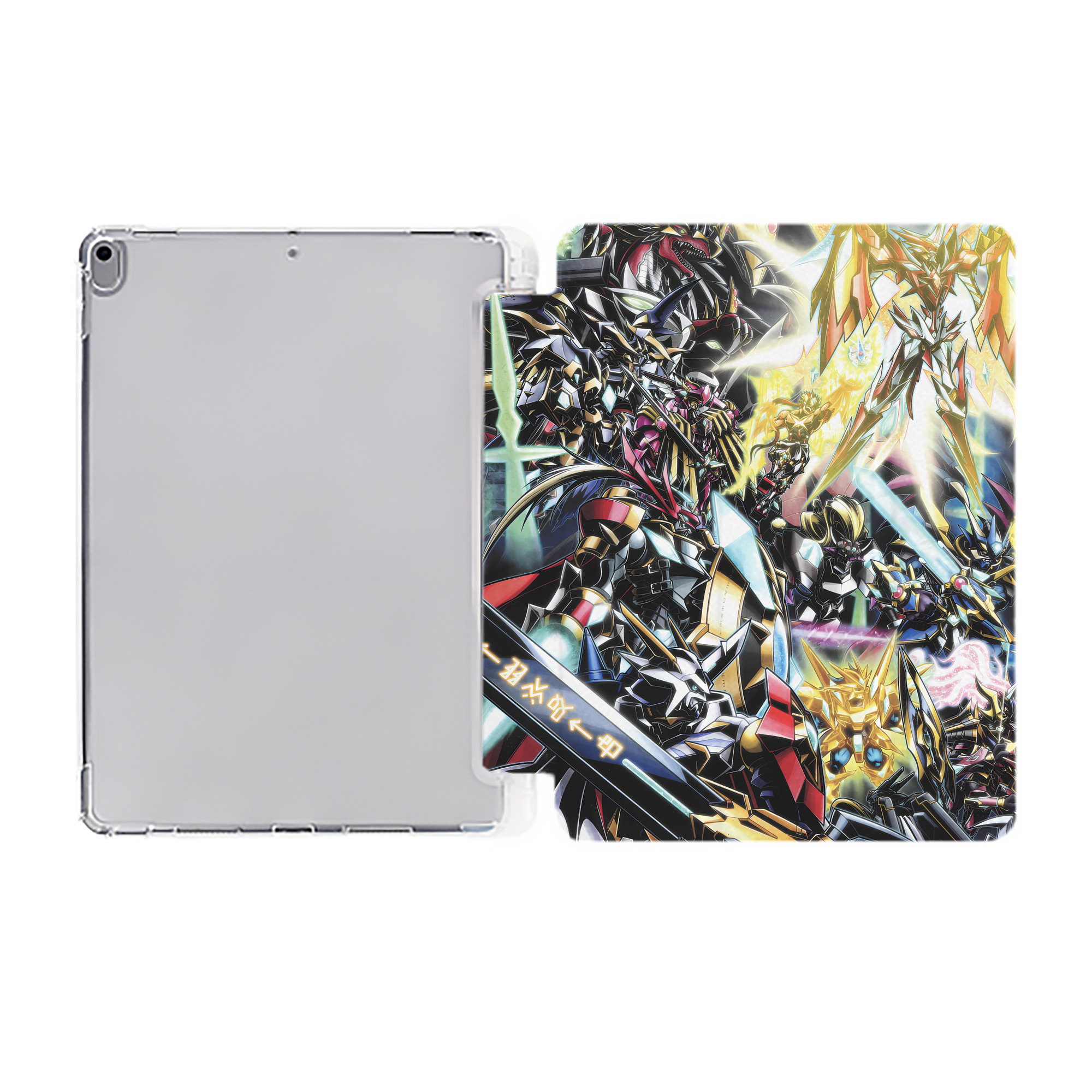（画像用） Digimon デジタルモンスター/デジモン IPad ケース ペン収納付き 三つ折りスタンド PUレザー×シリコン 対応機種9.5/10.5/10.9インチ